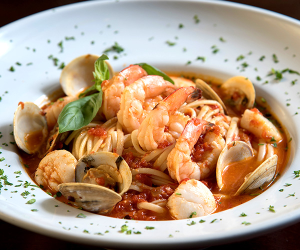 Shrimp, Clams & Linguine