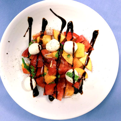 Summer Peach Caprese